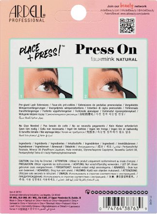 Künstliche Wimpern Press On Fauxmink ARDELL