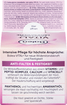 Gesichtscreme Vital+ LSF 15 Balea