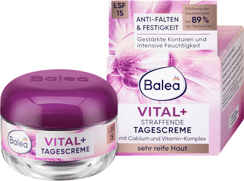 Gesichtscreme Vital+ LSF 15 Balea