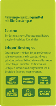 Gerstengras Lebepur