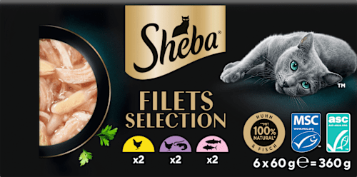 Nassfutter Katze Filets Selection Sheba