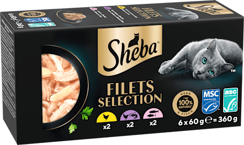 Nassfutter Katze Filets Selection Sheba