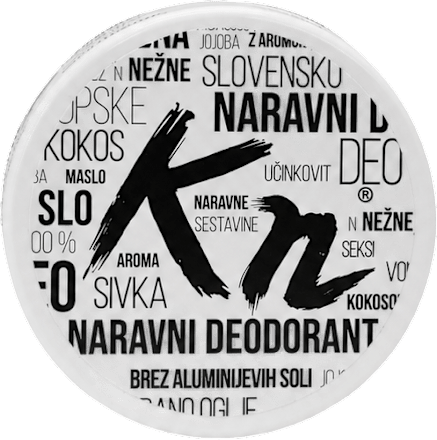 Naravni deodorant z aktiviranim ogljem Karbonoir