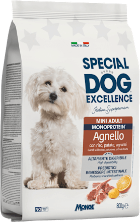 Suha hrana za pse Mini Adult Monoprotein jagnjetina SPECIAL DOG EXCELLENCE