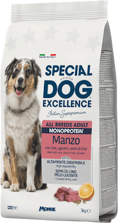 Suha hrana za pse Monoprotein govedina SPECIAL DOG EXCELLENCE