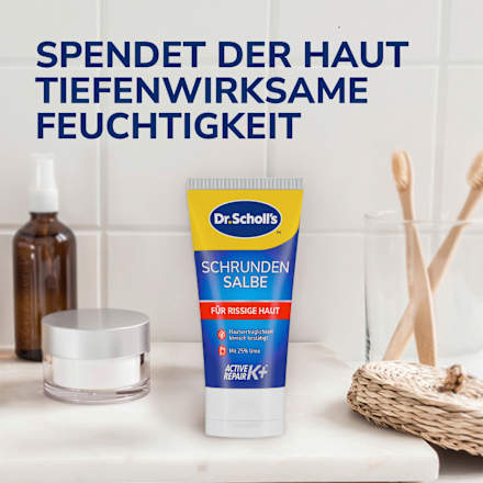 Fußcreme Schrundensalbe active repair mit Urea & Keratin Scholl