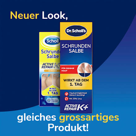 Fußcreme Schrundensalbe active repair mit Urea & Keratin Scholl