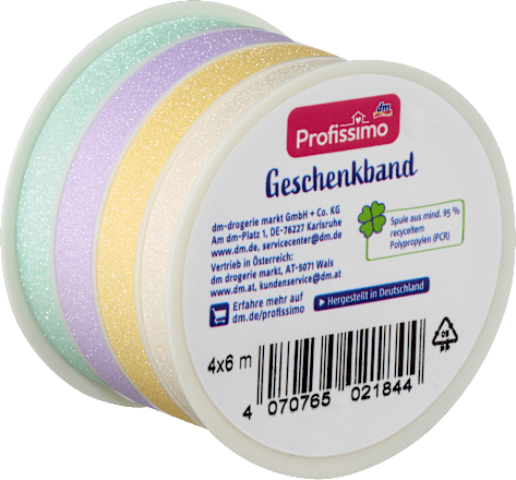 Ringelband Set Glitter (4x6 m) Profissimo