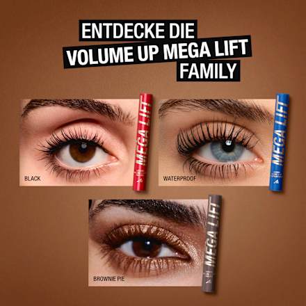 Mascara Volume Up Mega Lift 003 Brownie Pie MANHATTAN Cosmetics