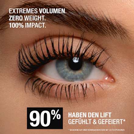 Mascara Volume Up Mega Lift 004 Waterproof Black MANHATTAN Cosmetics