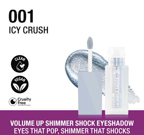 Lidschatten Volume Up Shimmer Shock 001 Icy Crush MANHATTAN Cosmetics