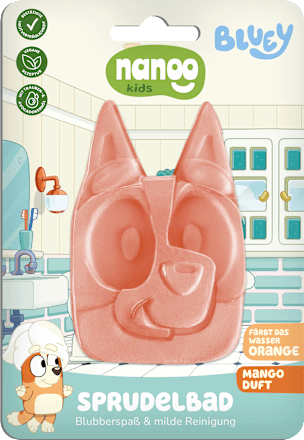 Šumivá prísada do kúpeľa BLUEY oranžová nanoo kids