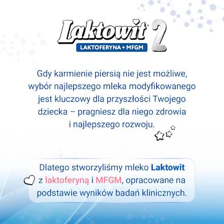Mleko następne 2 dla niemowląt po 6. miesiącu życia Laktoferyna+MFGM Laktowit