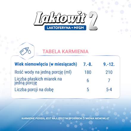 Mleko następne 2 dla niemowląt po 6. miesiącu życia Laktoferyna+MFGM Laktowit