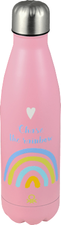 Termo boca za vodu Chase the rainbow – pink UNITED COLORS OF BENETTON