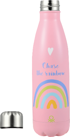 Termo boca za vodu Chase the rainbow – pink UNITED COLORS OF BENETTON