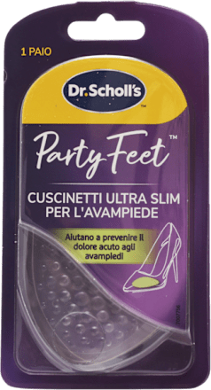 Cuscinetti in gel Party Feet Ultra Slim Scholl