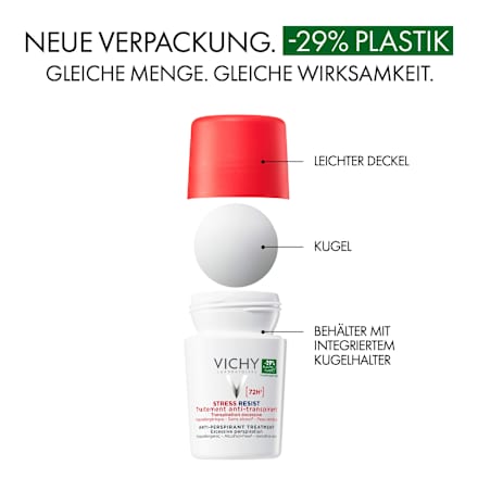 Vichy Deo Roll-on Stress Resist 72h DP 2x50ml VICHY LABORATOIRES