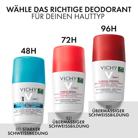 Vichy Deo Roll-on Anti-Flecken 48h DP 2x50ml VICHY LABORATOIRES