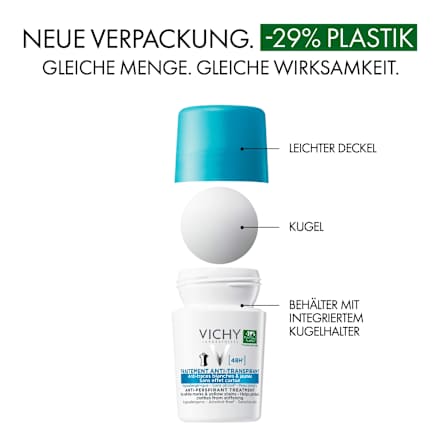 Vichy Deo Roll-on Anti-Flecken 48h DP 2x50ml VICHY LABORATOIRES