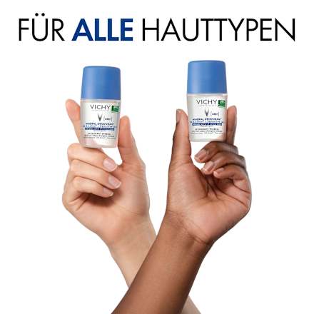 Vichy Deo Roll-On Mineral 48h ohne Aluminium DP 2x50ml VICHY LABORATOIRES
