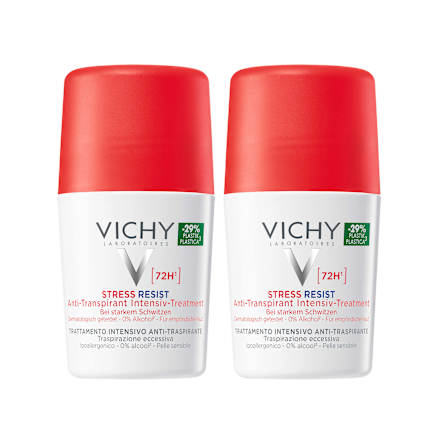 Vichy Deo Roll-on Stress Resist 72h DP 2x50ml VICHY LABORATOIRES