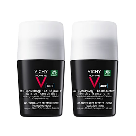 Vichy Homme Deo Roll-on Anti-Irritation DP 2x50ml VICHY LABORATOIRES