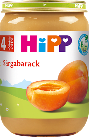 Bio bébidesszert sárgabarack gyümölcspüré 4 hónapos kortól HiPP