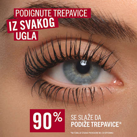 Mega Lift vodootporna maskara RIMMEL LONDON