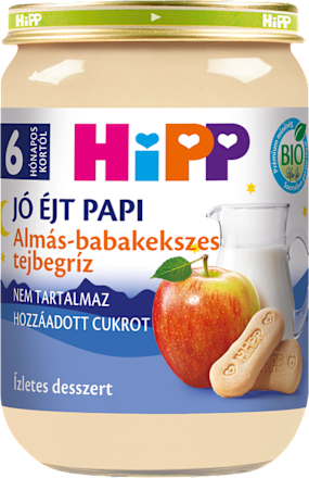 Bio tejbegríz alma- babakeksz  6 hónapos kortól HiPP