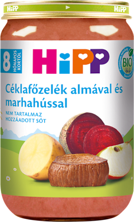 Bio junior menü  zöldséges tészta sonkával 8 hónapos kortól HiPP
