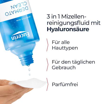 Eucerin DermatoCLEAN HYALURON MIZELLEN-REINIGUNGSFLUID 3in1 Eucerin