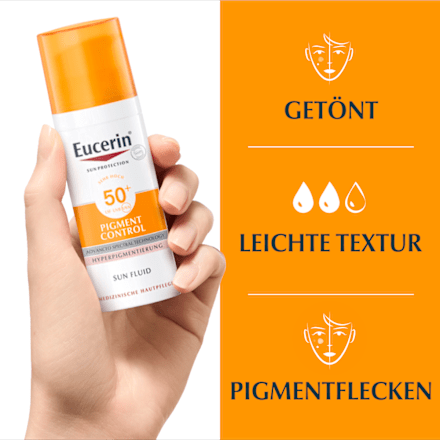 Eucerin Sun Protection Pigment Control Tinted Face Sun Gel-Creme Mittel LSF 50+ Eucerin
