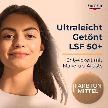 Eucerin Sun Protection Hydro Protect Face Sun Fluid Tinted LSF 50+ Mittel  Eucerin