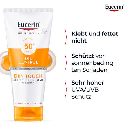 Eucerin Sun Protection Oil Control Dry Touch Body Sun Gel-Creme LSF 50+ Eucerin
