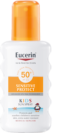Sprej za sunčanje Kids Sensitive Protect, SPF 50+ Eucerin