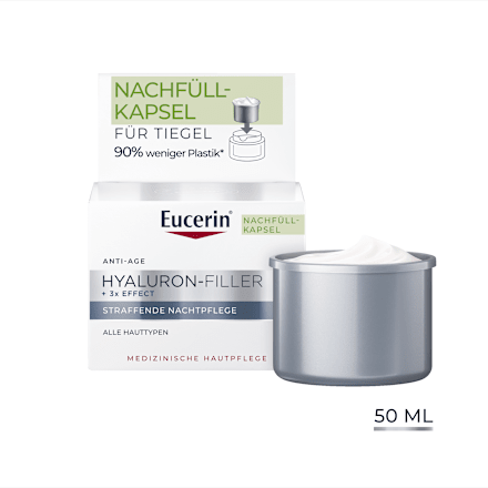 Eucerin Hyaluron-Filler + 3xEffekt Anti-Age Nachtpflege Nachfüllkapsel Eucerin