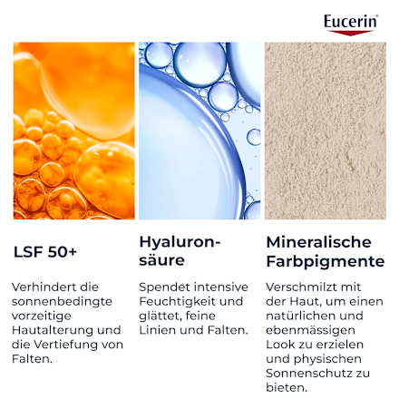 Eucerin Sun Protection Hydro Protect Face Sun Fluid Tinted LSF 50+ Mittel  Eucerin