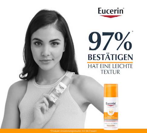 Eucerin Sun Protection Pigment Control Tinted Face Sun Gel-Creme Mittel LSF 50+ Eucerin