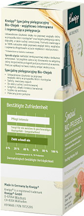 Pielęgnujący olejek do ciała BIO Kneipp