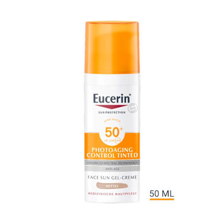 Eucerin Photoaging Control Tinted Face Sun Gel-Creme LSF50+ Mittel Eucerin