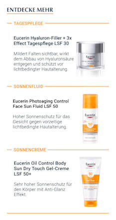 Eucerin Photoaging Control Tinted Face Sun Gel-Creme LSF50+ Mittel Eucerin
