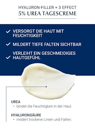 Eucerin Hyaluron-Filler + 3x Effect 5% Urea Anti-Age Tagespflege Eucerin