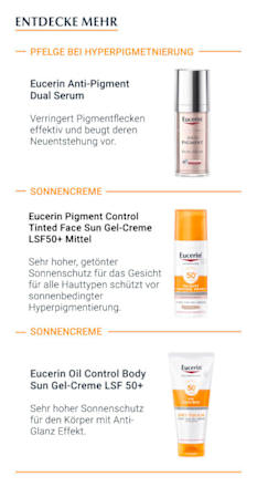 Eucerin Sun Protection Pigment Control Sun Fluid Gesicht LSF 50+ Eucerin