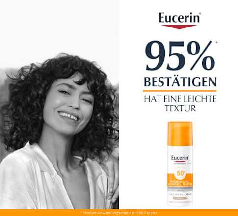 Eucerin Photoaging Control Tinted Face Sun Gel-Creme LSF50+ Mittel Eucerin