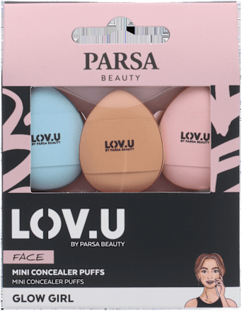 LOV.U Mini kozmetički jastučići za nanošenje korektora PARSA BEAUTY