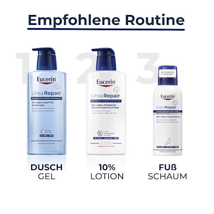 Eucerin UreaRepair PLUS 10% Urea Fußschaum mit beruhigendem Duft Eucerin