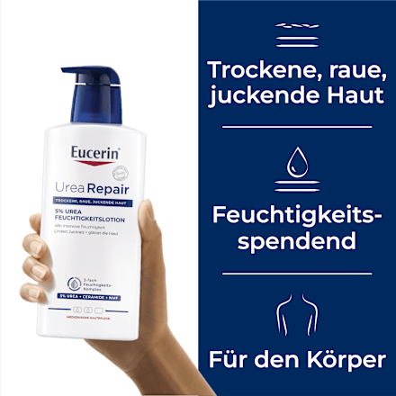 Eucerin UreaRepair PLUS 5% Urea Lotion sehr trockene, raue Haut Eucerin