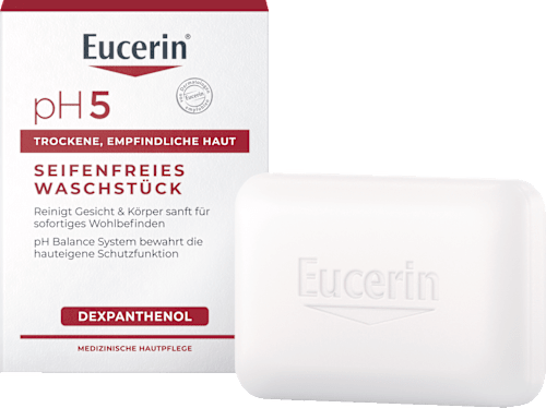 Eucerin pH5 seifenfreies Waschstück für empfindliche trockene Haut Eucerin