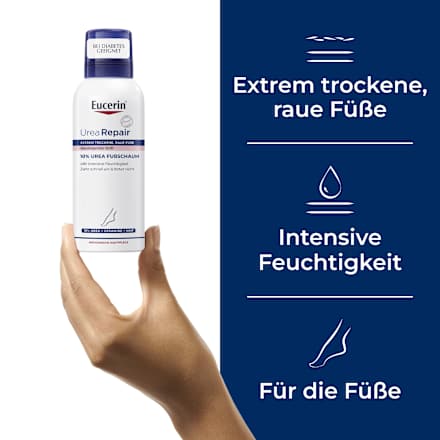 Eucerin UreaRepair PLUS 10% Urea Fußschaum mit beruhigendem Duft Eucerin